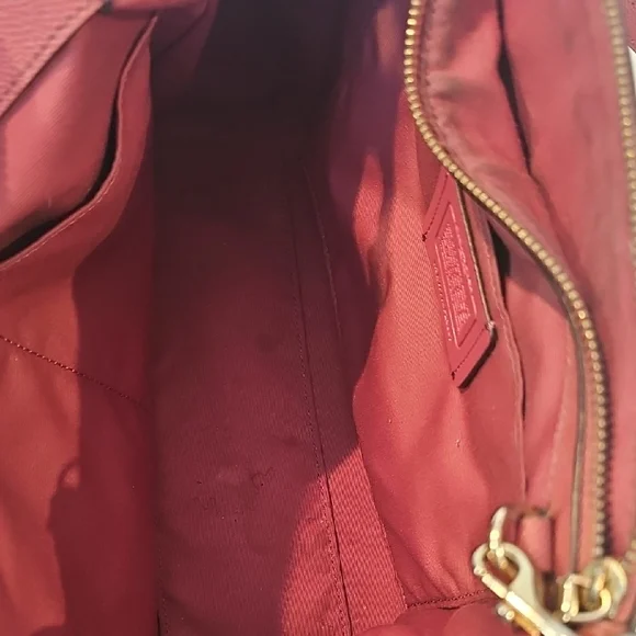 🍄 Coach Rose Leather Shoulder Bag - Picture 5 of 16